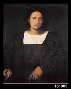 رجل بقفاز ، 1517-20